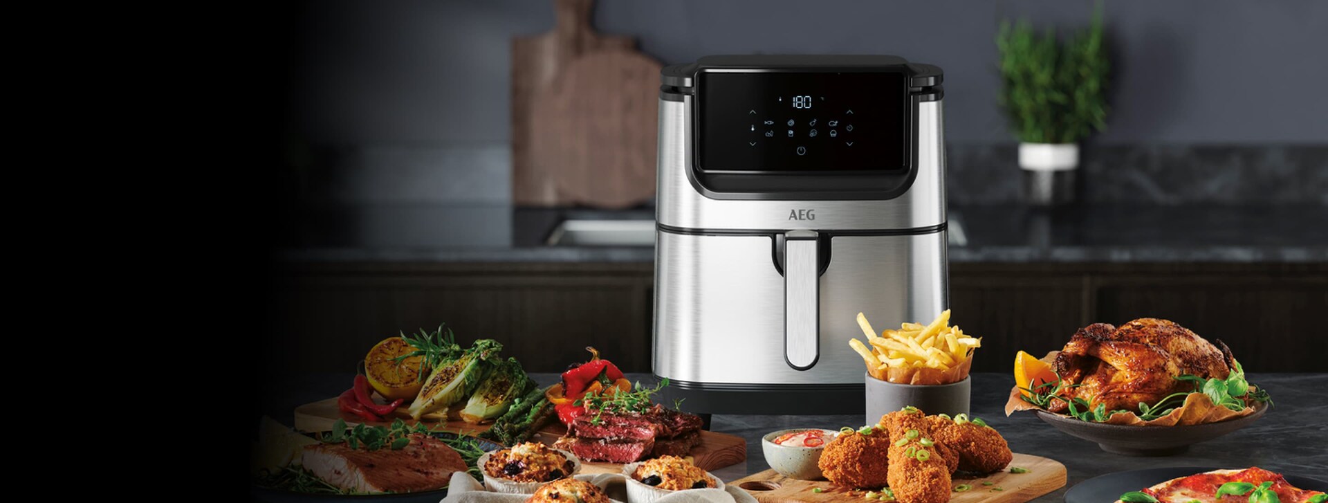 AEG Airfryer на кухненски плот